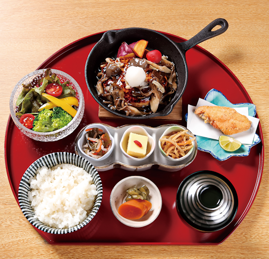 鴨ハンバーグ御膳