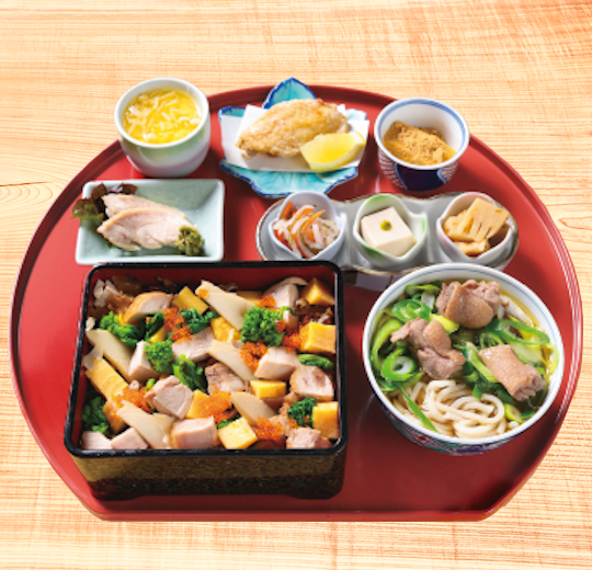 鶏のちらし寿司御膳