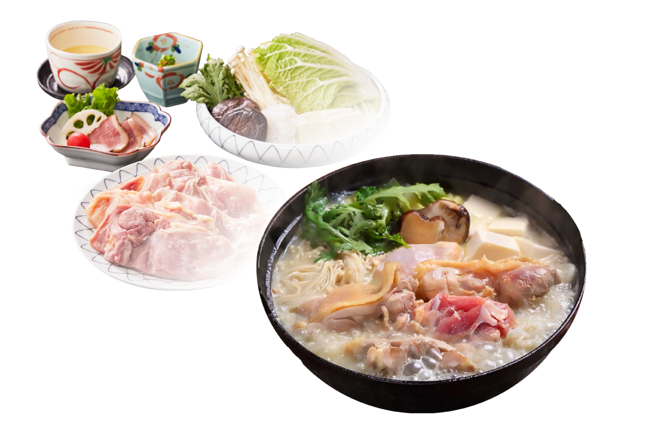 大山がいな鶏の水炊き 8,500円(税込)